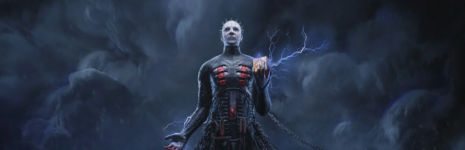 Official Steam library art of the Hell Priest holding the puzzle box